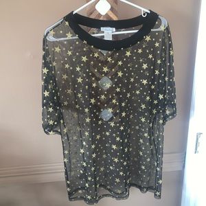 I heart raves star top